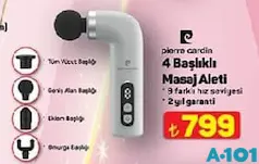 PİERRE CARDİN 4 BAŞLIKLI MASAJ ALETİ fiyat ve kampanya bilgisi
